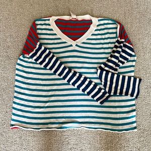 Cotton striped sweater